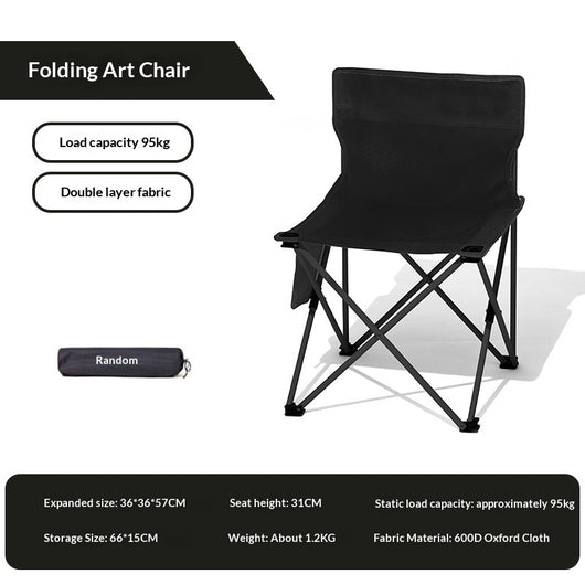 Juego de Mesa y Silla Plegable con Respaldo para Camping - Image 4