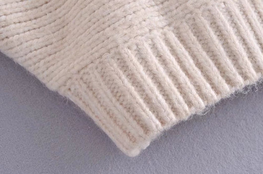 Suéter Pullover Casual Chic con Perlas Decorativas - Image 18