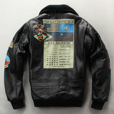 Chaqueta de Cuero para Motociclista con Bordados Artesanales - Image 14