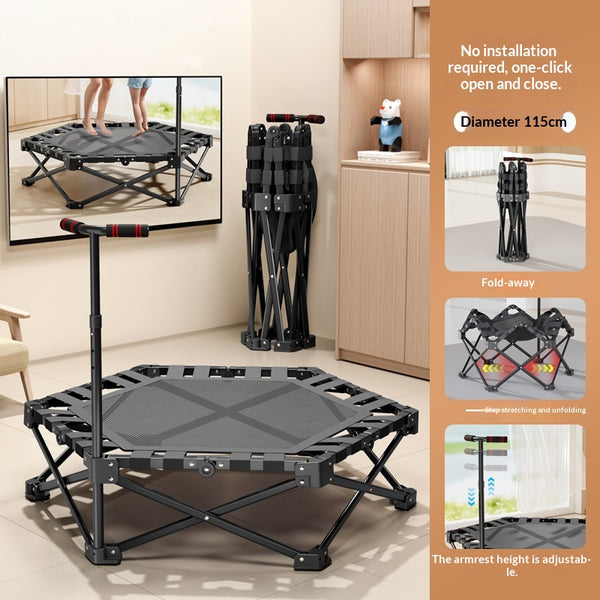 Cama Elástica Plegable para el Hogar con Barras de Seguridad - Image 5