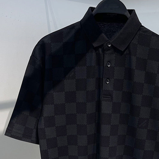Playera de Pareja Estilo Hong Kong con Estampado Casual Verano Negro - Image 12