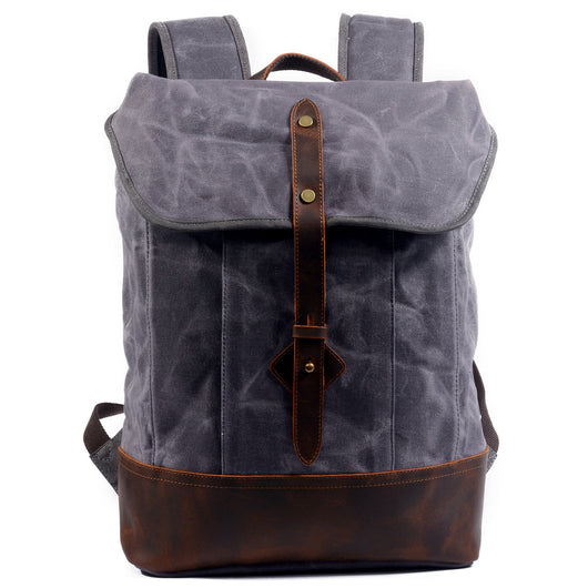 Mochila Impermeable de Lona Resistente para Hombre - Image 5