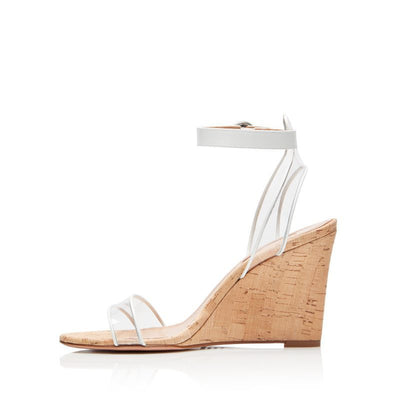 Sandalias Cuña PVC Efecto Madera para Mujer - Image 8