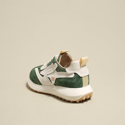 Zapatillas Deportivas Mujer Cuero Forest - Suela Gruesa Primavera Comodidad Total - Image 11