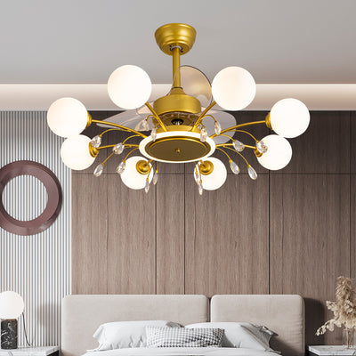 Lámpara Chandelier Ventilador de Techo Moderno para Sala - Image 12