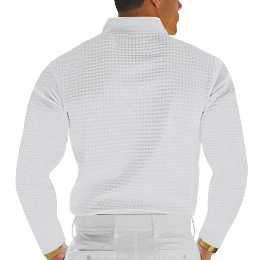 Camisa Slim-fit de Manga Larga con Solapa para Hombre - Image 32