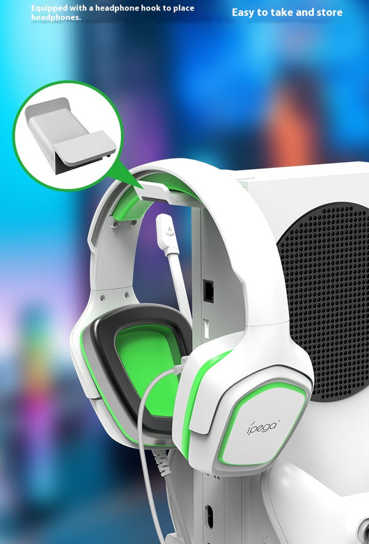 Almohadilla Refrigerante Multifunción con Ventilador, Soporte para Auriculares y Luces LED - Image 14