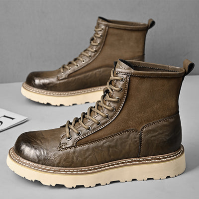 Botas de Trabajo Altas Estilo Británico para Hombre - Image 4