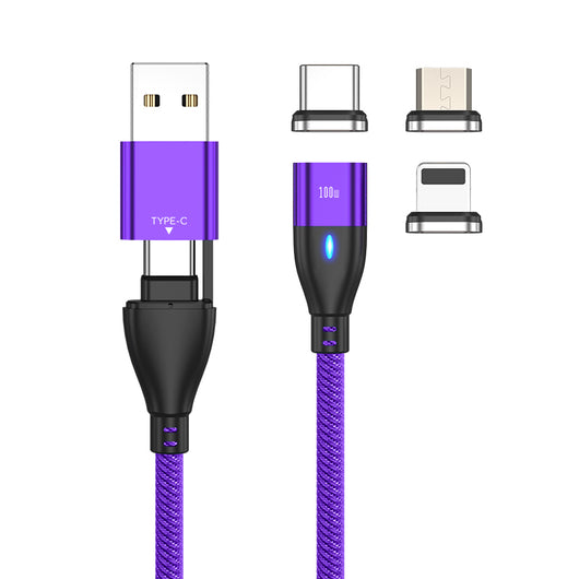 Cable de Carga Rápida Magnético 100W con Transferencia de Datos 5A - Image 4