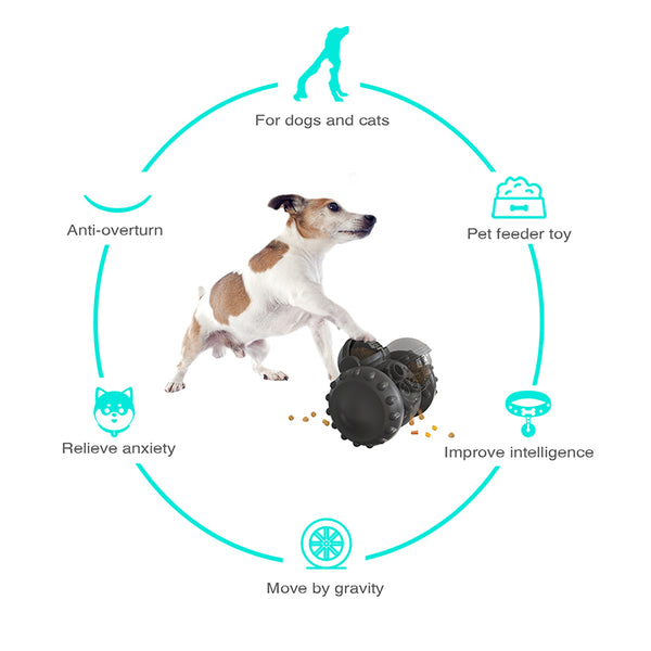 Juguete Interactivo Dispensador de Premios para Perros - Comedero Lento Puzzle Equilibrio