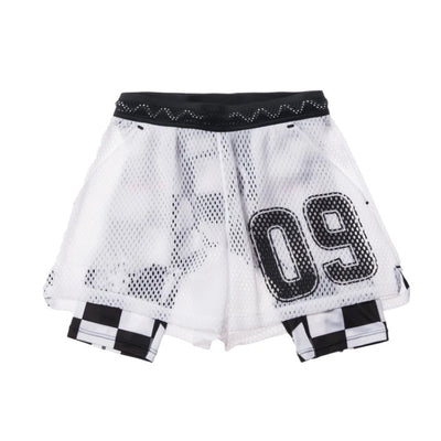 Shorts de Entrenamiento Running Verano con Doble Capa y Diseño Falso Dos Piezas - Image 6