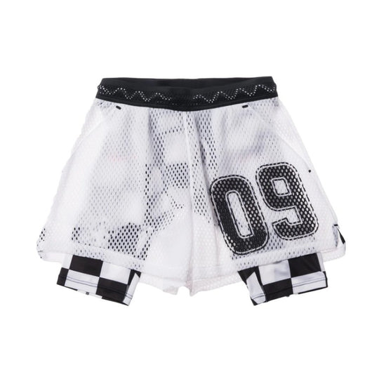 Shorts de Entrenamiento Running Verano con Doble Capa y Diseño Falso Dos Piezas - Image 6