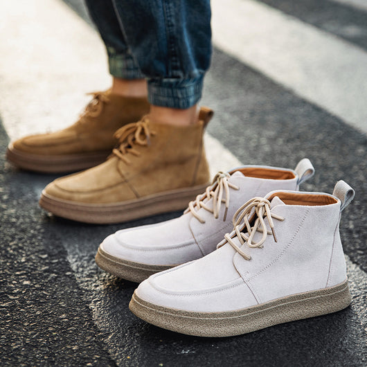Botas Retro de Trabajo para Hombre - Zapatos Altos Casuales Otoño Invierno - Image 12