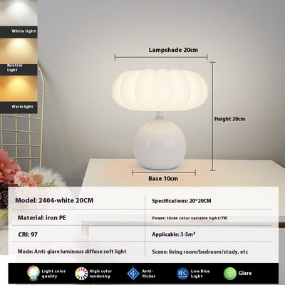 Lámpara Nocturna LED Seta para Dormitorio - Protección Visual Suave - Image 11