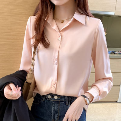 Blusa de Gasa Elegante para Mujer - Diseño Sofisticado que Estiliza - Image 5