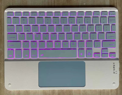 Teclado Bluetooth con Touchpad para Móvil y Tablet - Recargable Inalámbrico - Image 17