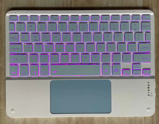 Teclado Bluetooth con Touchpad para Móvil y Tablet - Recargable Inalámbrico - Image 17