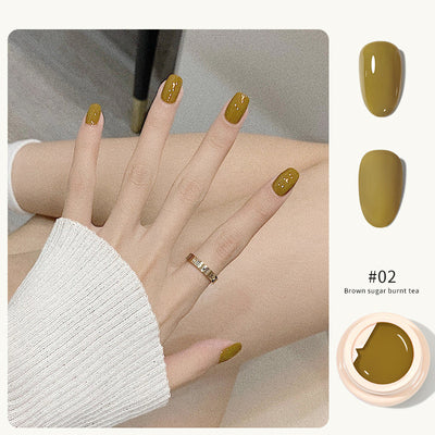 Lata Sólida Color Caramelo Estilo Japonés - Colección Otoño Temprano - Image 4