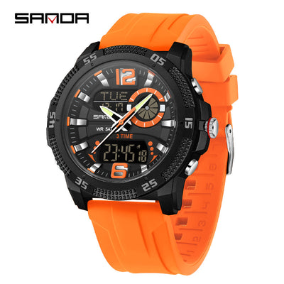 Reloj Deportivo Electrónico SANDA con Alarma y Luz Nocturna para Hombre - Image 10