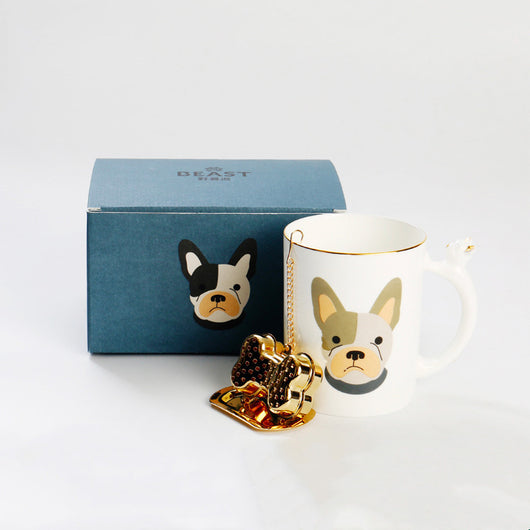 Taza de Porcelana Fina con Diseño Fauvismo Pitbull - Image 6