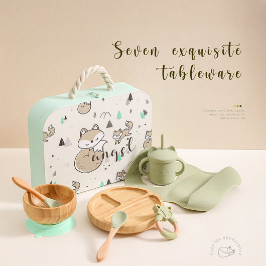 Set Completo de Alimentación Infantil con Plato Inteligente, Babero de Silicona y Accesorios - Image 20
