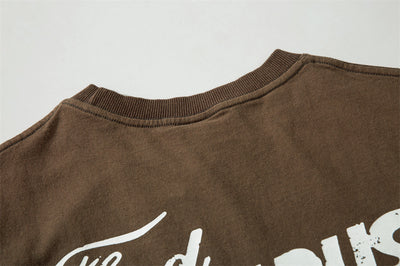 Camiseta Manga Corta Estampado de Letras para Hombre - Image 15