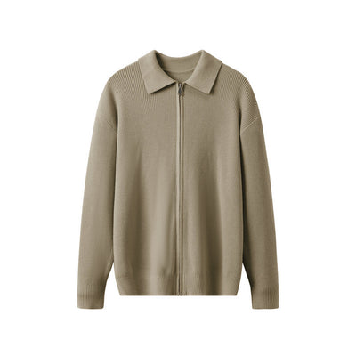 Cardigan de Lana con Cierre para Hombre - Suéter Tipo Saco Elegante - Image 4