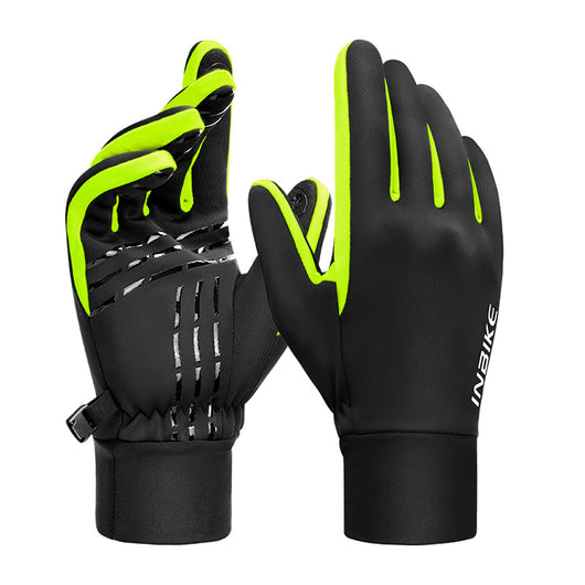 Guantes de Ciclismo con Forro Polar, Cálidos y Compatibles con Pantalla Táctil - Image 5