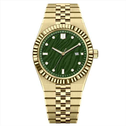 Reloj de Cuarzo Ejecutivo con Correa de Acero Inoxidable para Hombre - Image 9