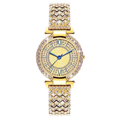 Reloj de Pulsera de Lujo con Diamantes Completos para Mujer - Diseño Versátil y Trendy - Image 7