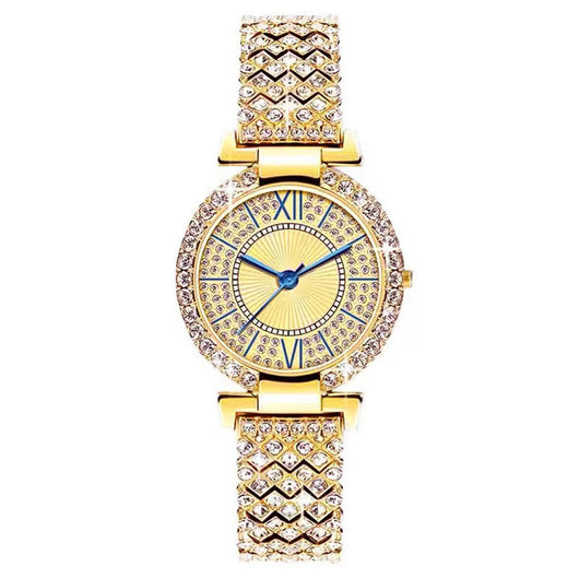 Reloj de Pulsera de Lujo con Diamantes Completos para Mujer - Diseño Versátil y Trendy - Image 7