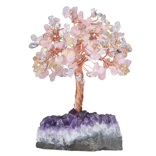 Árbol de Amatista Natural con Base de Grava - Ornamento Artesanal - Image 10