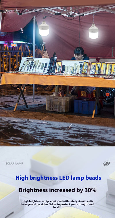 Lámpara LED Recargable para Campamento y Mercado Nocturno - Image 18