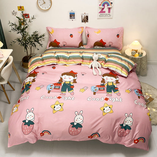 Conjunto de 4 Piezas en Algodón Estampado con Acabado Satinado - Image 27