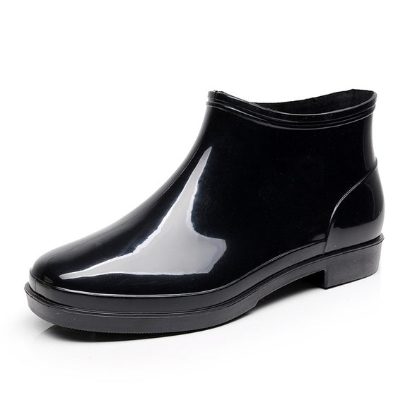 Botas de Lluvia Impermeables Talla Grande - Corte Bajo Antideslizante