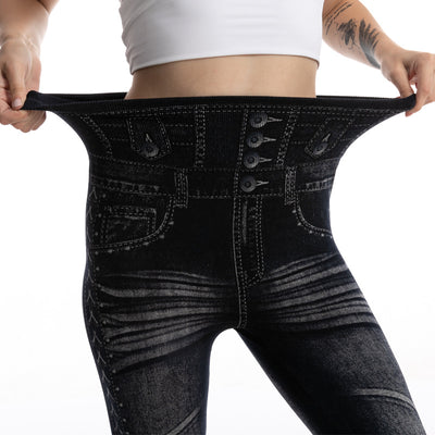 Pantalones Capri Slim Fit Transpirables en Negro - Image 16