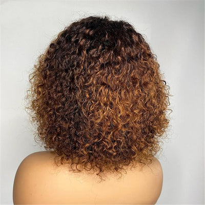Peluca Afro Rizos Cortos con Extensiones de Cabello Largo - Image 3