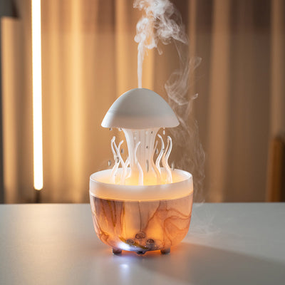 Difusor de Aroma con Luz Nocturna LED Multicolor y Efecto Gota de Agua - Image 16