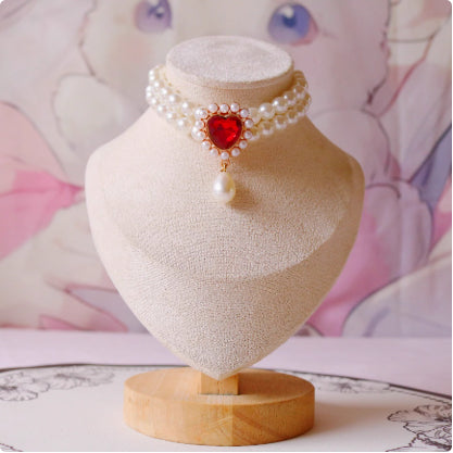 Collar Colgante Gota de Agua con Conejo para Mascotas - Image 4