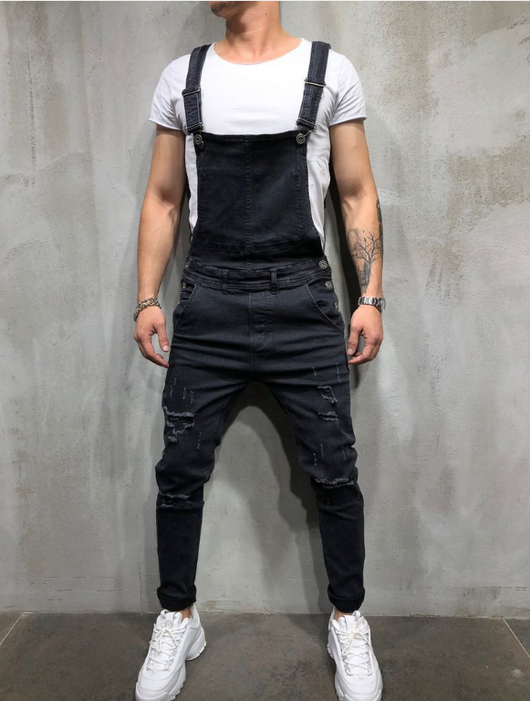 Enterizo Denim Sling con Rotos Desgarrados - Image 20