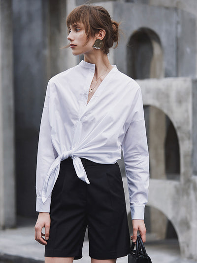 Blusa Suelta Asimétrica e Irregular para Mujer - Image 13