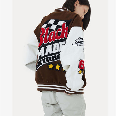 Chaqueta Universitaria de Béisbol con Bordados American Street - Image 3