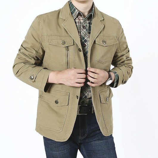 Chaqueta de Algodón Premium para Hombre - Estilo Casual Versátil - Image 4