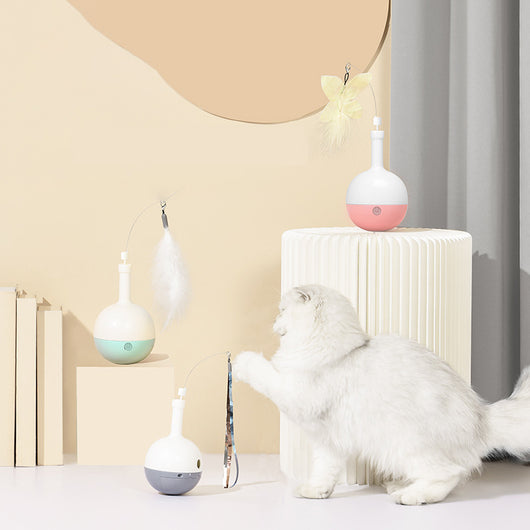 Juguete Interactivo Automático para Gatos con Temporizador y Recarga USB - Image 5