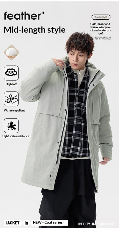 Abrigo Hombre Suelto Impermeable Moderno y Cálido - Image 22