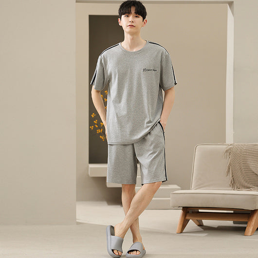 Pijama Corto Hombre Talla Grande - Conjunto Casual Suave - Image 4