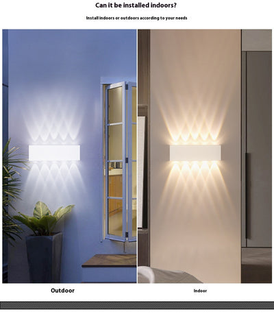 Lámpara de Pared LED Telescópica Blanca Resistente al Agua - Image 14