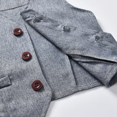 Conjunto Formal para Niños: Camisa Manga Larga y Pantalón Chaleco - Image 16