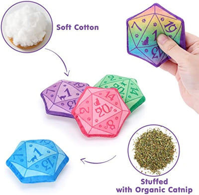 Juguete Interactivo de Catnip con Dados DND para Gatos - Regalo Mágico para Amantes de Gatos - Image 3