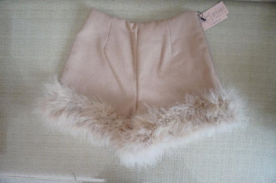 Shorts Japoneses Fluffy de Cintura Alta para Otoño e Invierno - Image 3